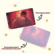 Custom lenticular card（ with adhesive on the back）