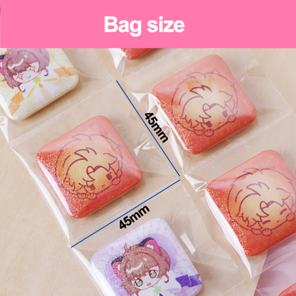 Custom Tearable imitation candy bag badge
