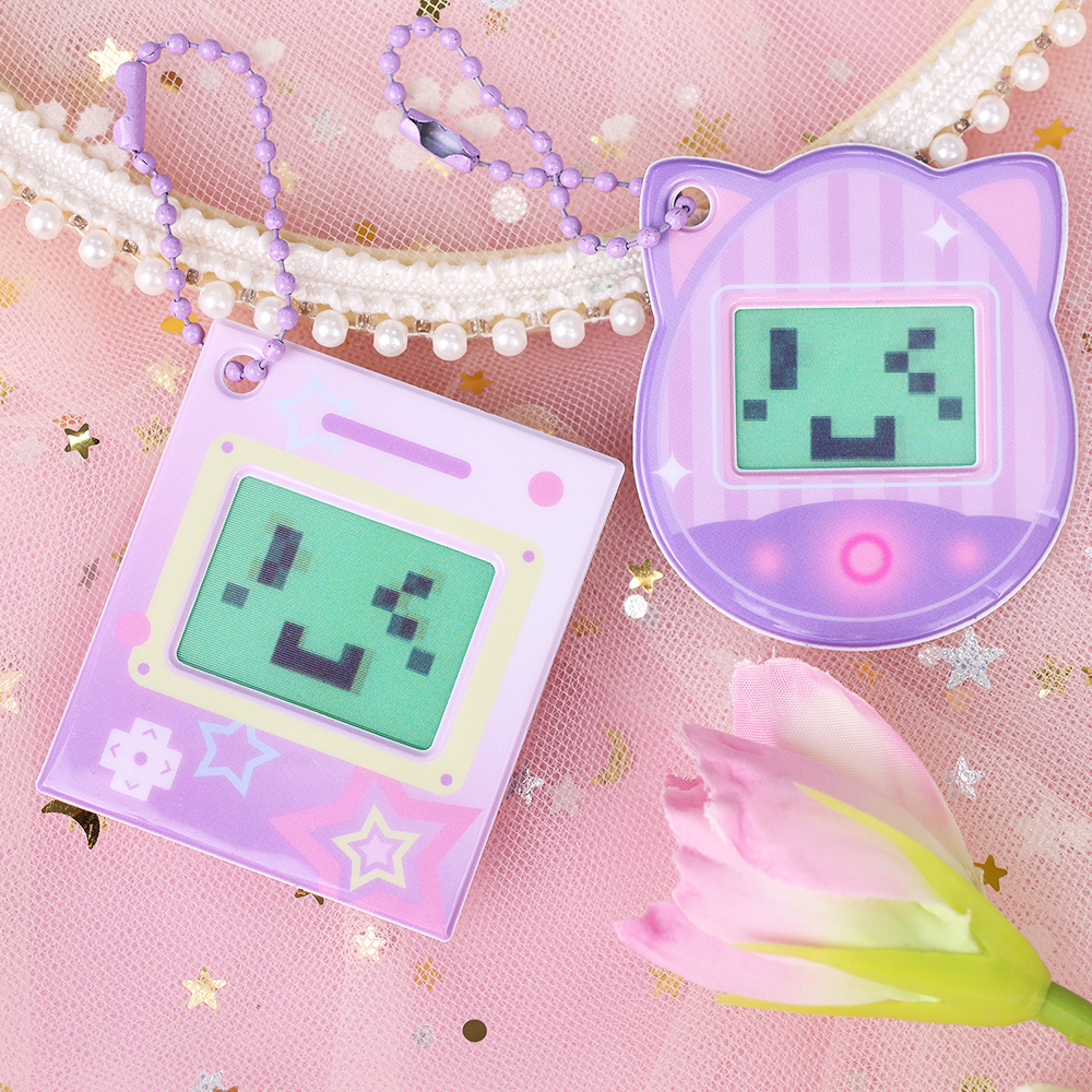 Custom puffy lenticular keychain