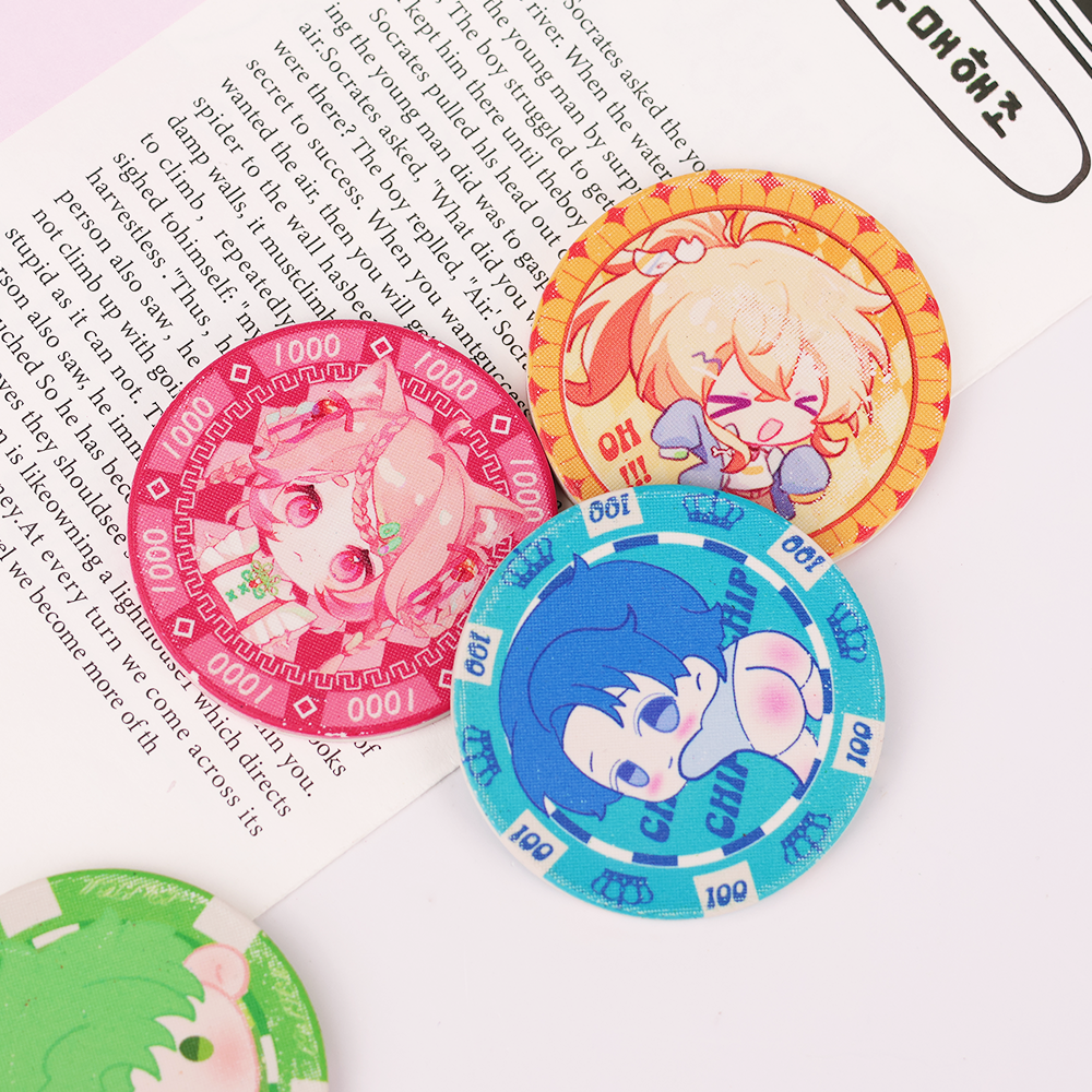 Custom Ceramic decision coin