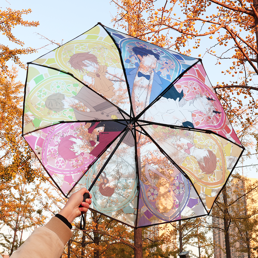 Custom Transparent color window umbrella