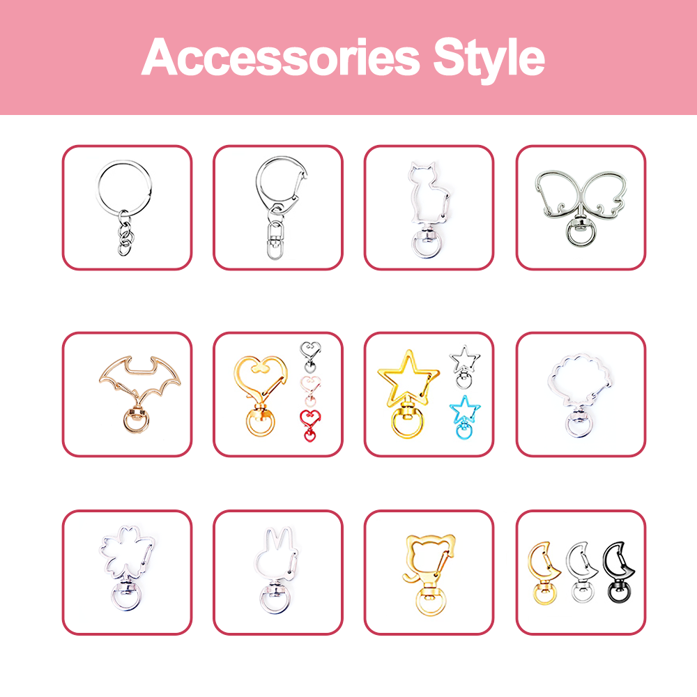 Acrylic wall hanging keychain