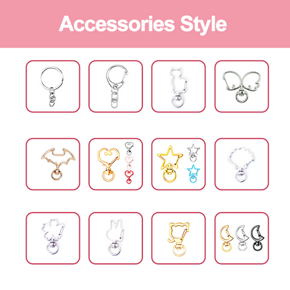 Acrylic wall hanging keychain