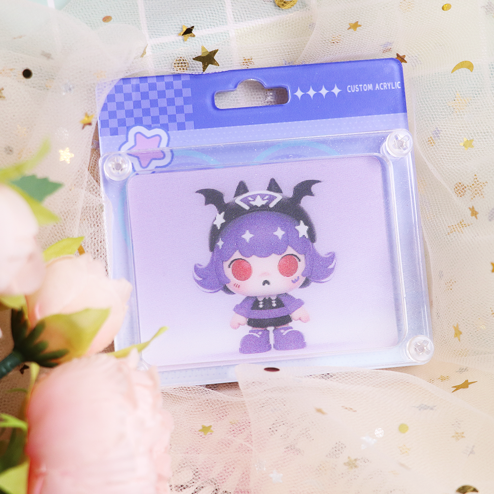 Custom special-shaped lenticular card