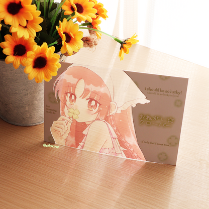 Custom Transparent film postcard