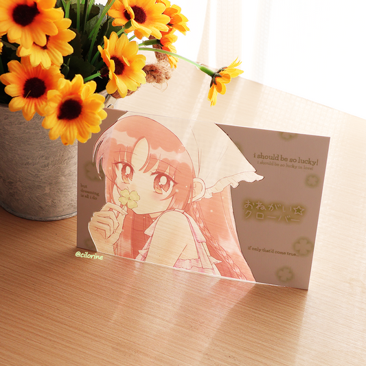 Custom Transparent film postcard