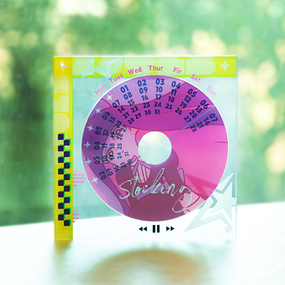 Custom Acrylic CD Rotating Calendar