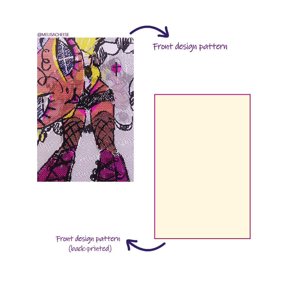 Custom lenticular card（ back-printed）