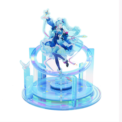 Custom Holographic Acrylic Spinning Standee