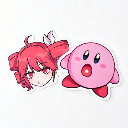 Custom character big head straw sleeve