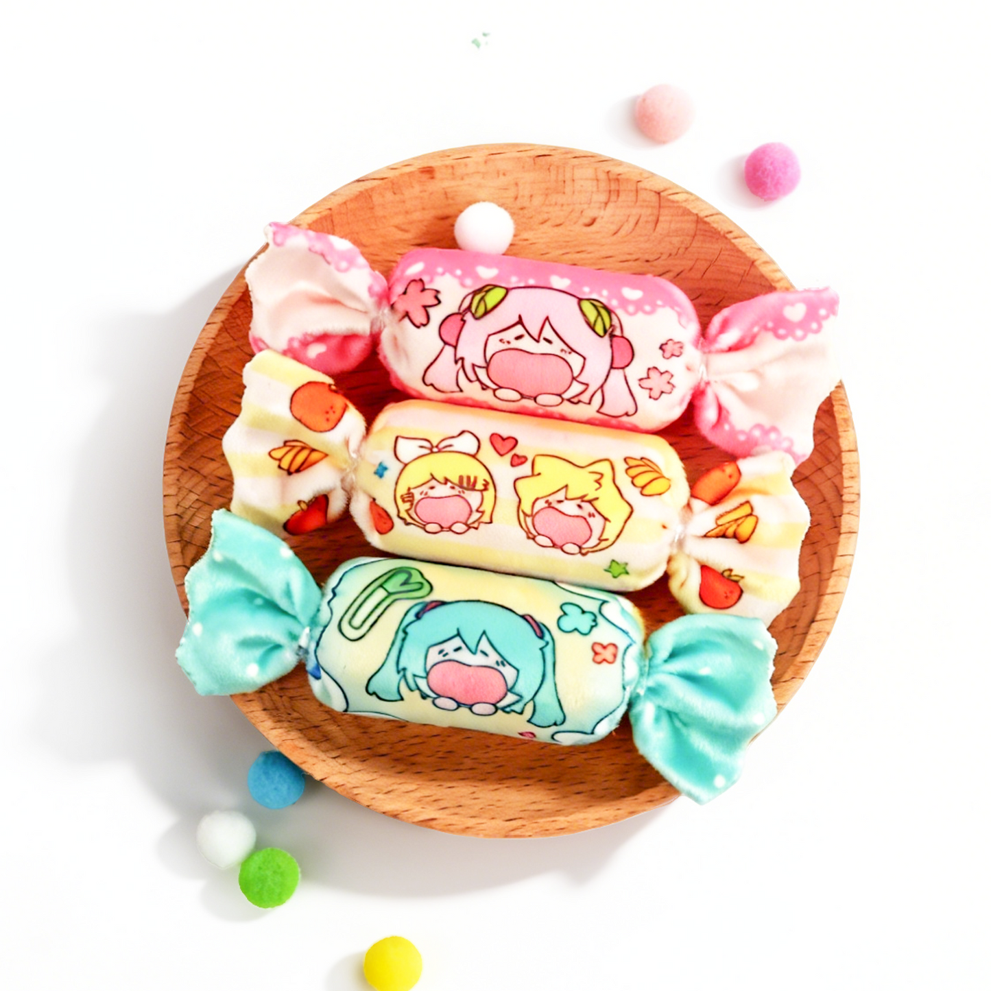 Custom Plush Candy Button Pin