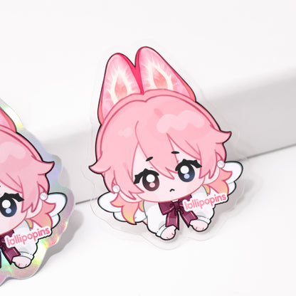 Custom Clear PET Vinyl Die Cut Stickers