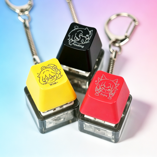 Custom Light-up keyboard keychain