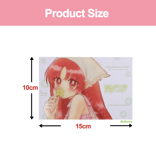 Custom Transparent film postcard