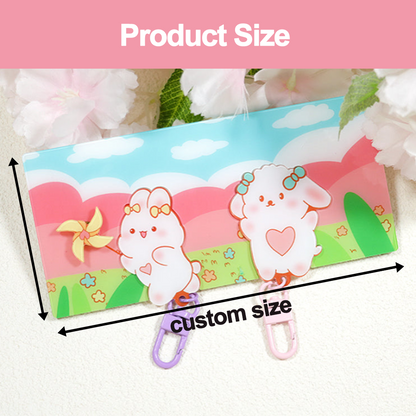 Acrylic wall hanging keychain