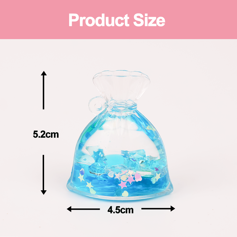 Custom Acrylic liquid goldfish bag keychains
