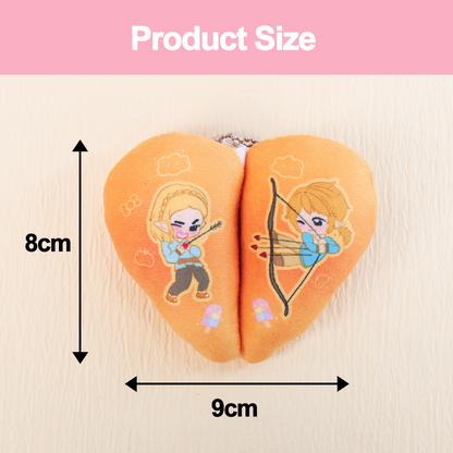 Custom Mini magnetic pillow keychain