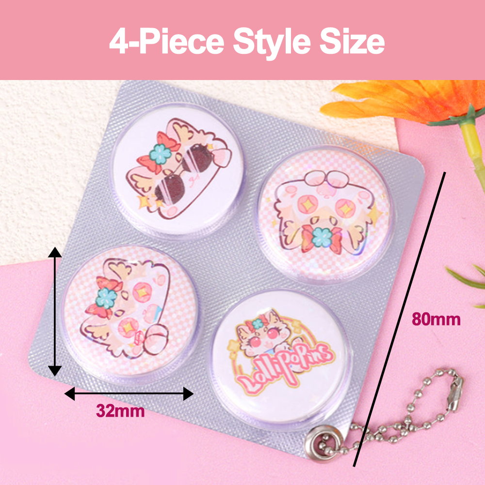 Custom Pill Button pin