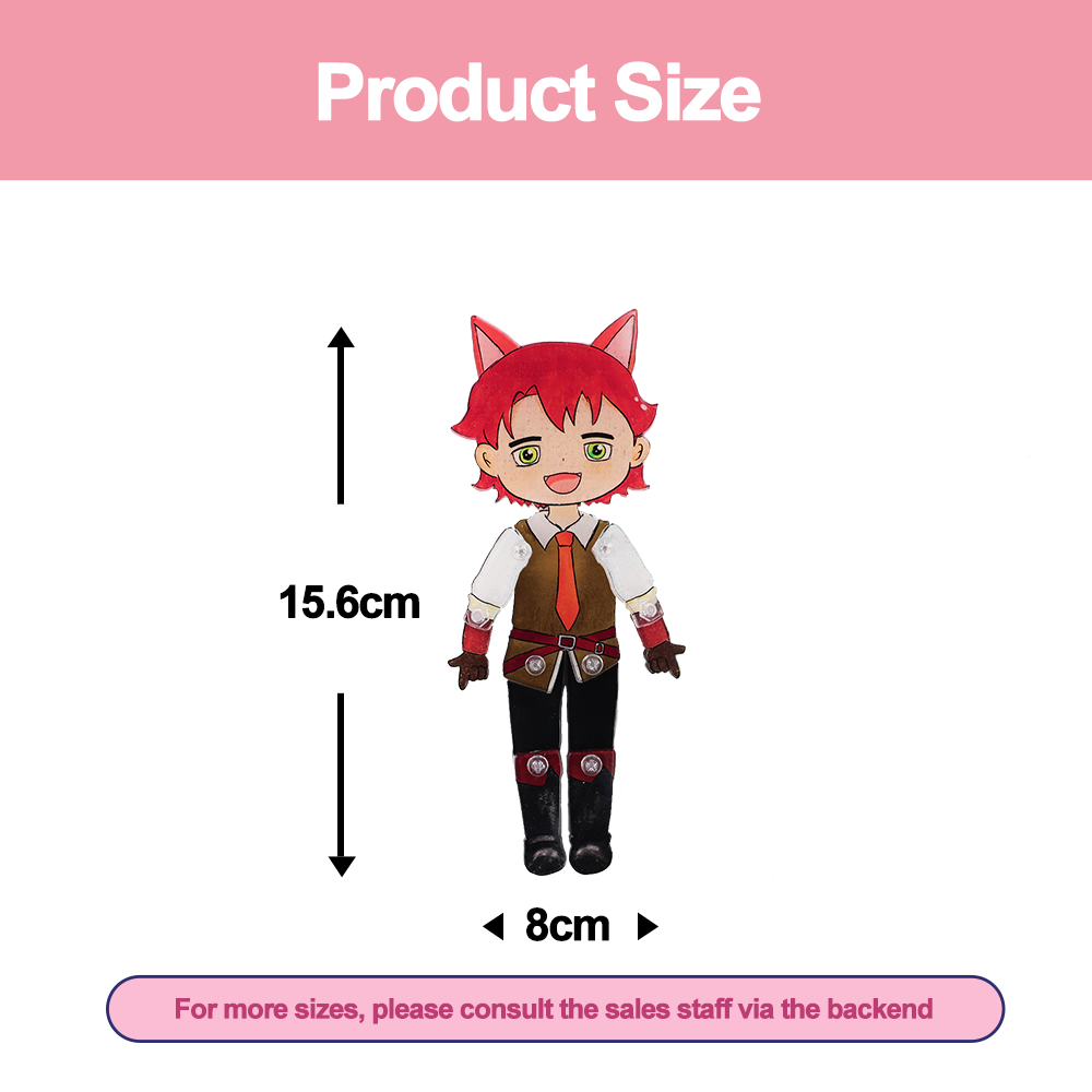 Custom Articulated Acrylic Figure