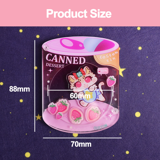 Custom Acrylic  badge display shell