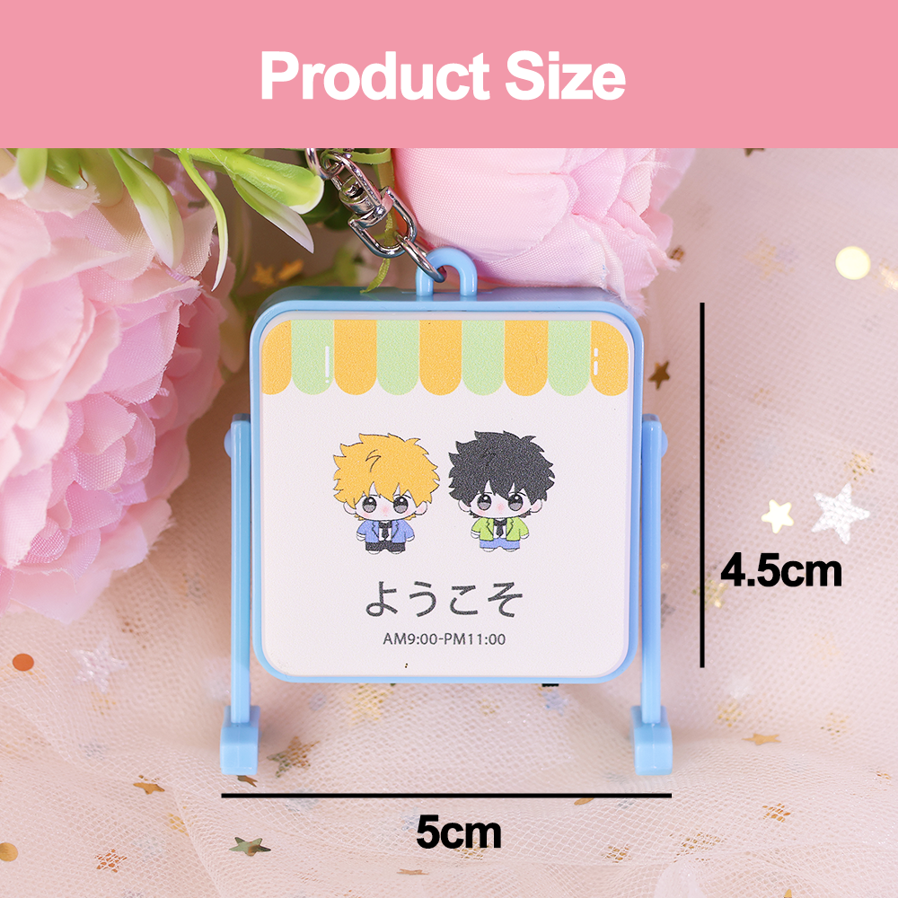 Custom Coffee light box keychain
