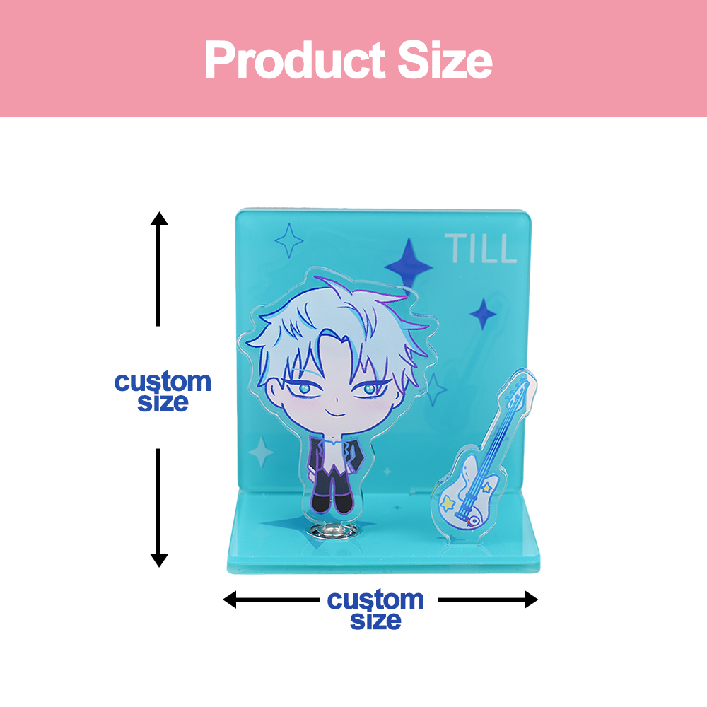 Custom Magnetic rotating stage standee