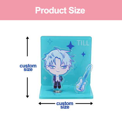 Custom Magnetic rotating stage standee