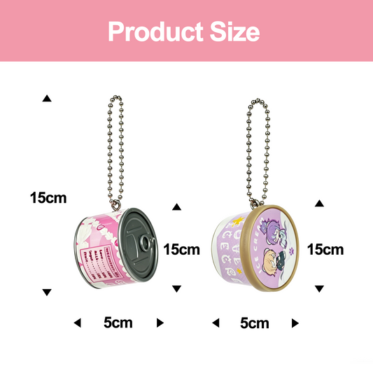 Custom Ice cream/can squishy keychain