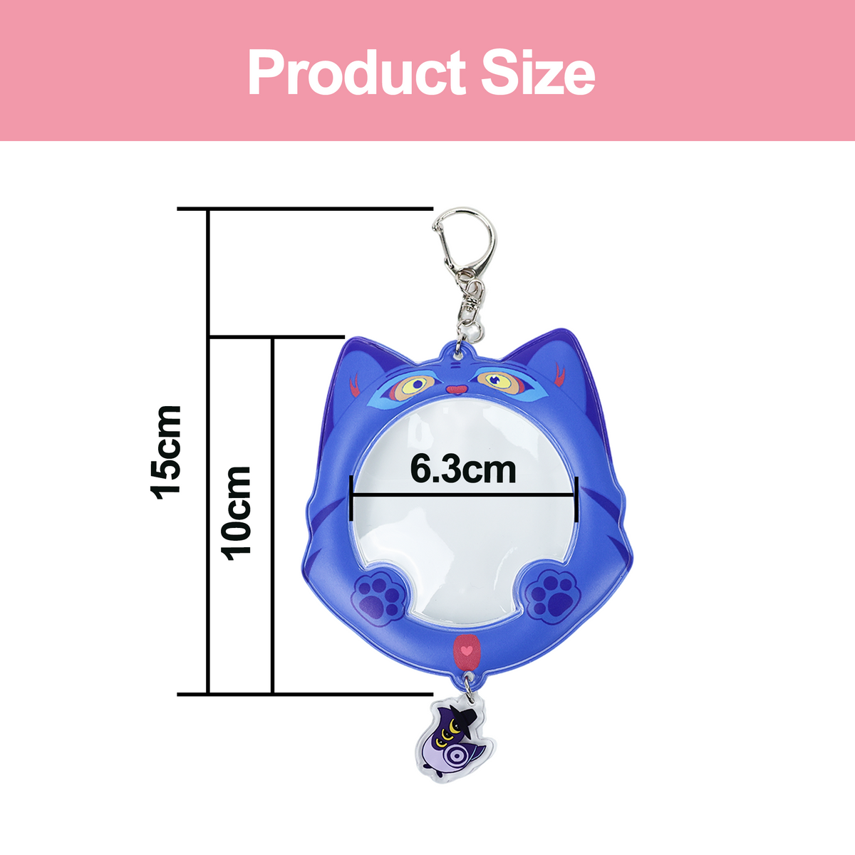 Custom  Badge Protector Keychain