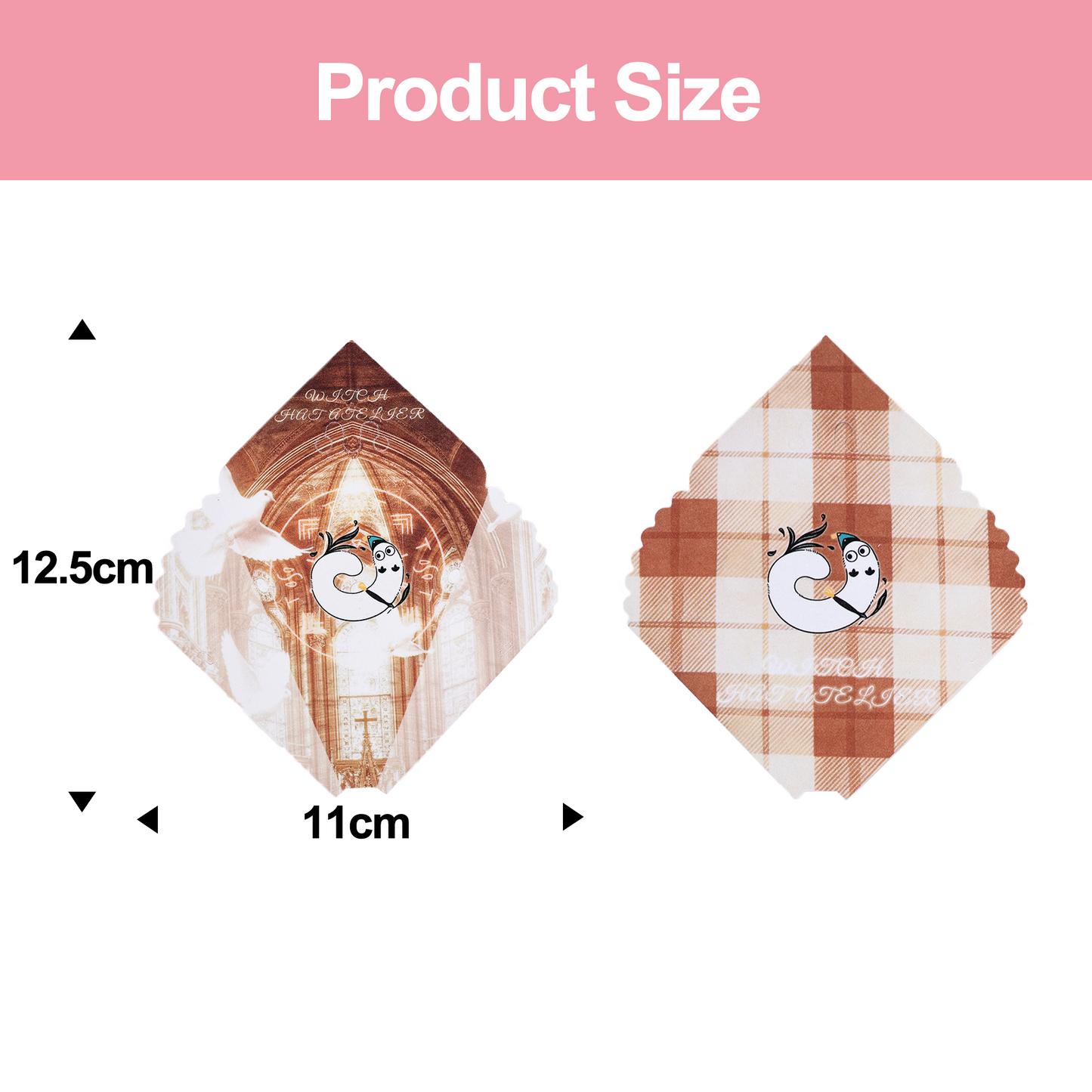 Custom Foldable Bouquet Backer Card