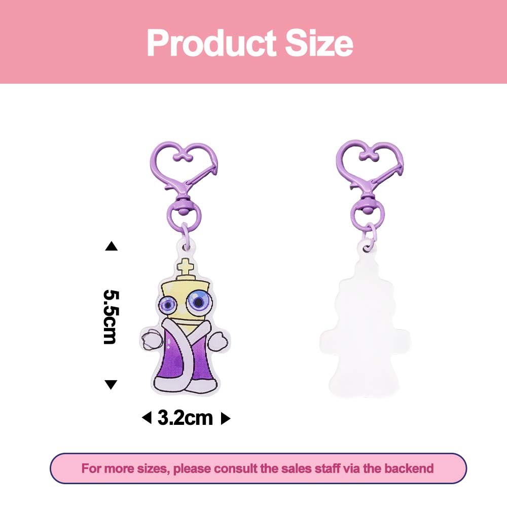 Custom Acrylic Lenticular Keychain