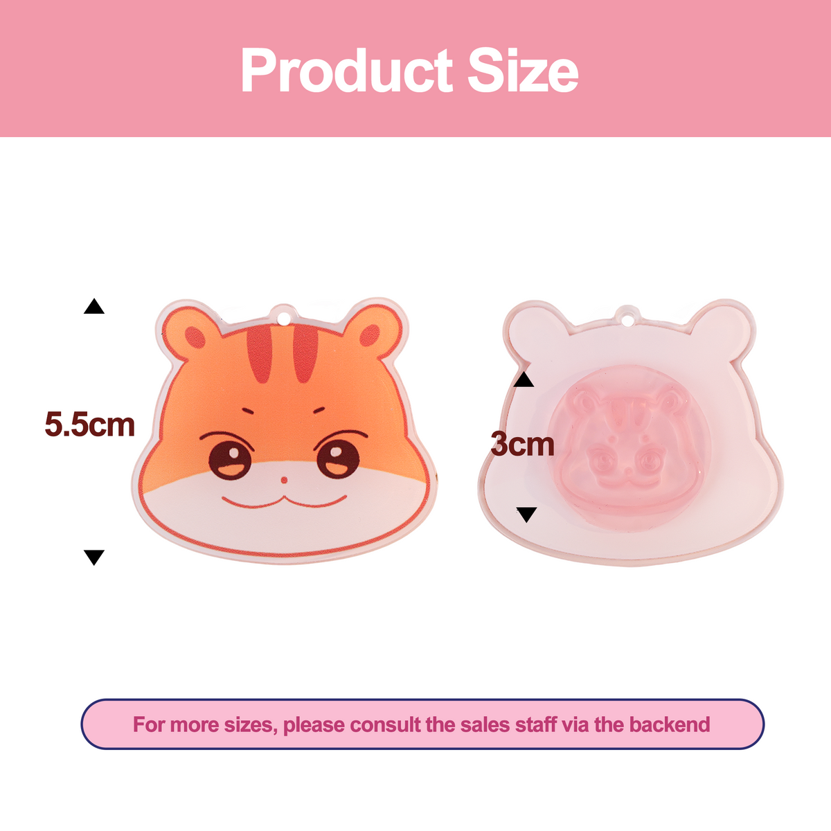 Custom Acrylic Stamp Charm