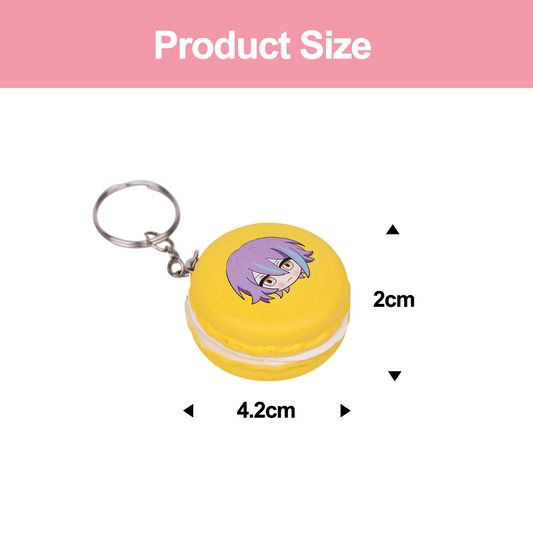 Custom Macaron Keychain