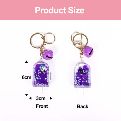 Custom Liquid popsicle keychain