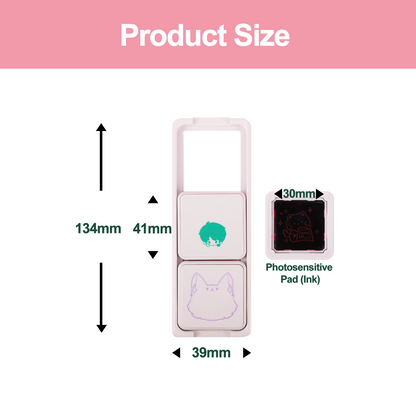 Custom Sliding Color Overlay Stamp