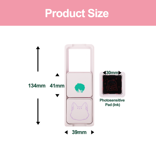 Custom Sliding Color Overlay Stamp