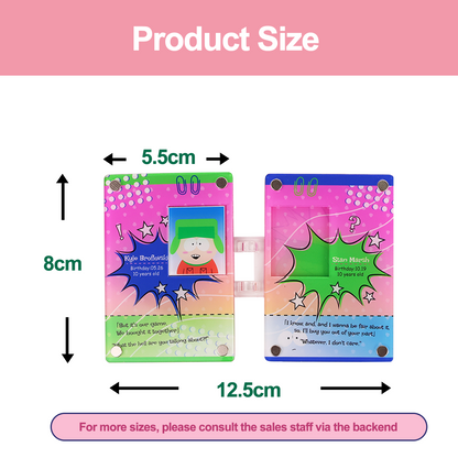 Custom Acrylic magnetic comic books