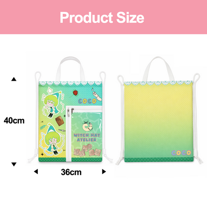 Custom Drawstring Canvas Ita-Bag Backpack