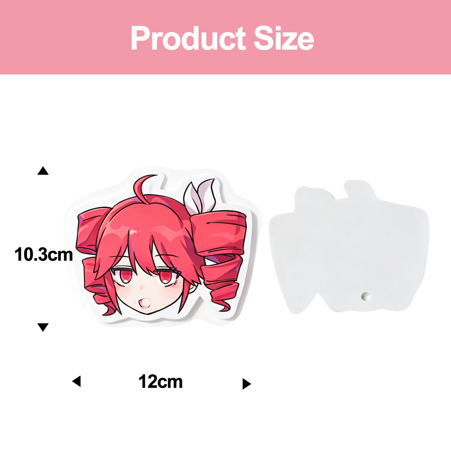 Custom character big head straw sleeve