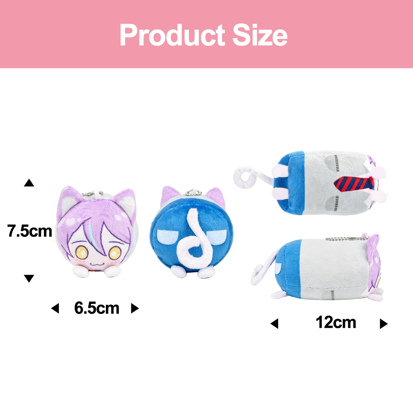 Custom Lying Plush Keychain