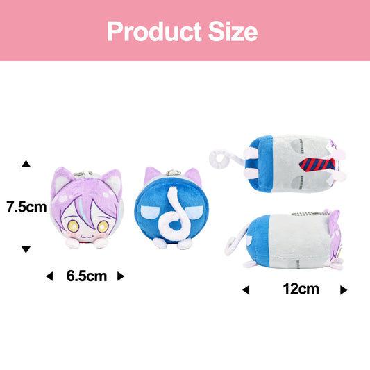 Custom Lying Plush Keychain