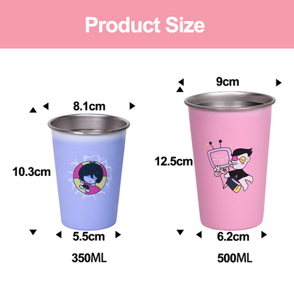 Custom Stainless Steel Cold Activated Color Changing Cup