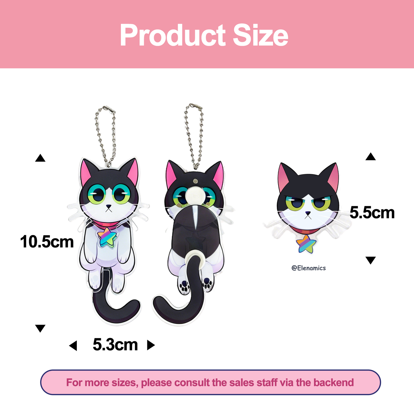 Custom Hanging Magnetic Face Swap Keychain