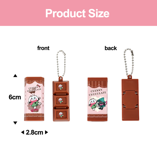 Custom Chocolate Fidget Bar Keychain