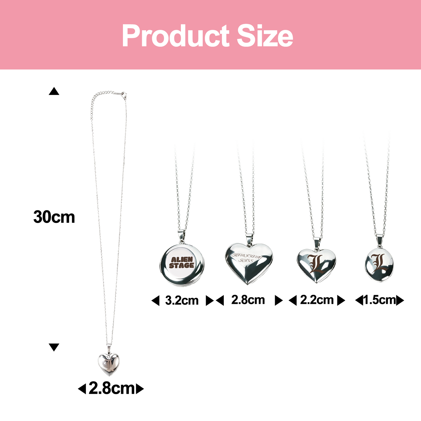 Custom Metal photo album pendant