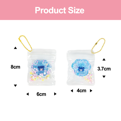 Custom Cat Paw Squishy Keychain