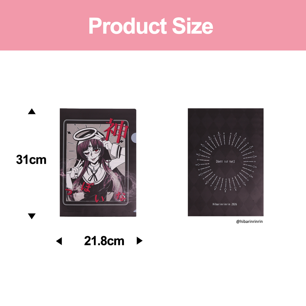 Custom A4 Clear Plastic L Pocket Folder