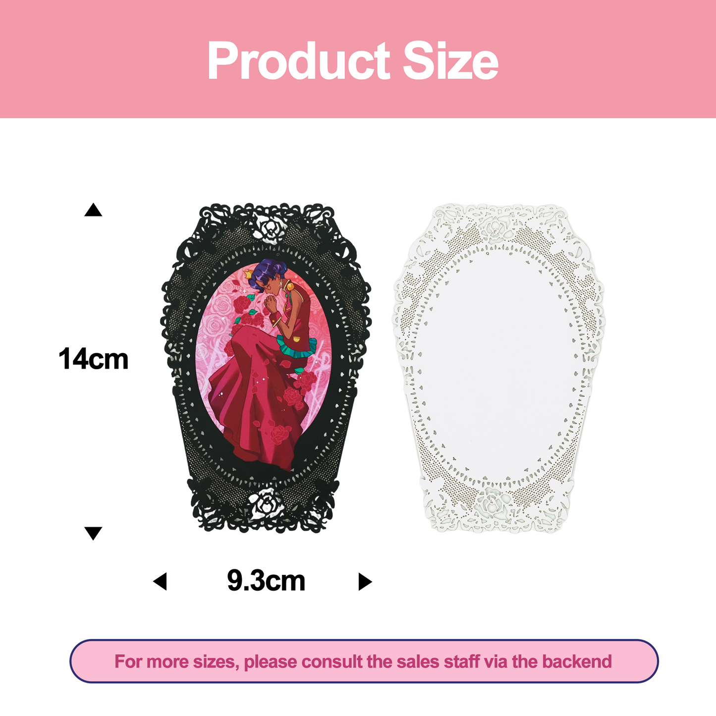 Custom Hollowed-out lace card