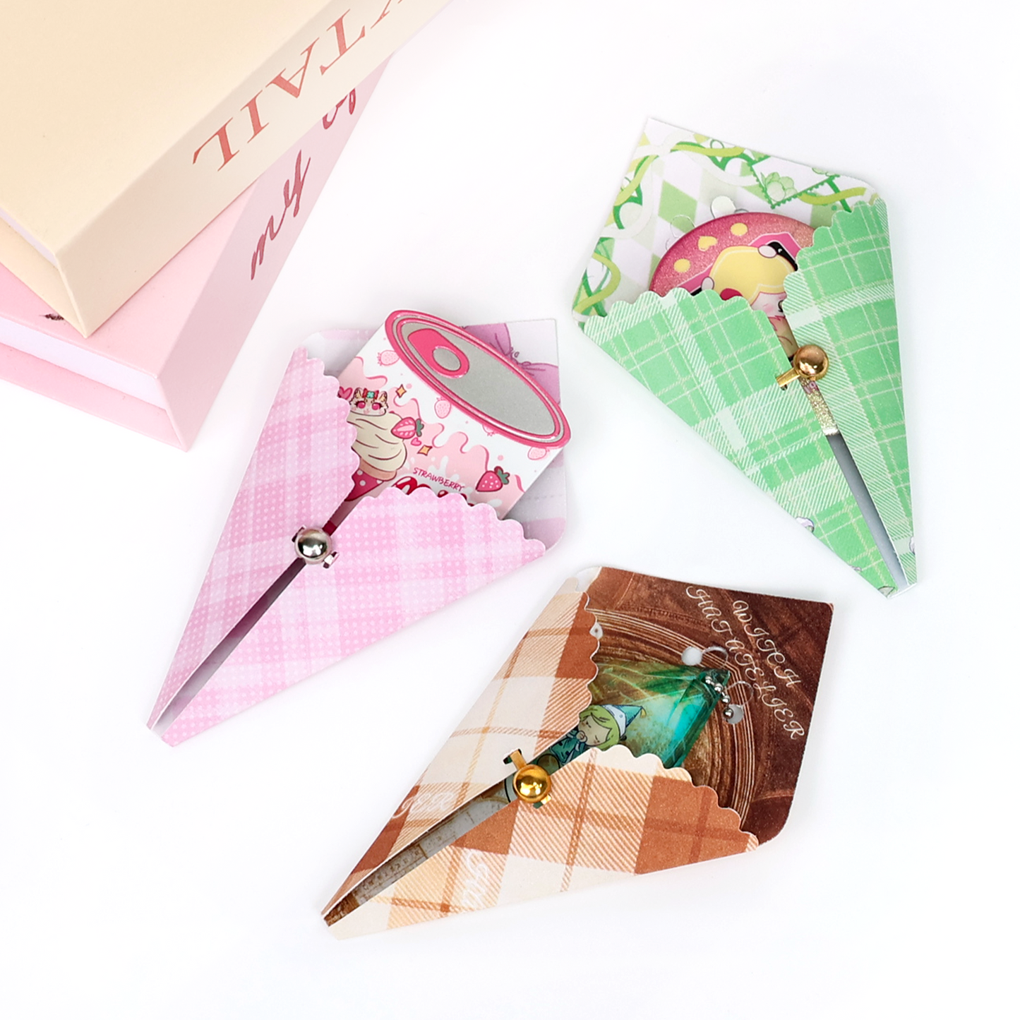 Custom Foldable Bouquet Backer Card