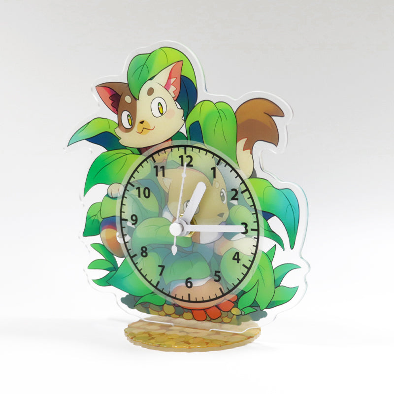 Acrylic clock standees